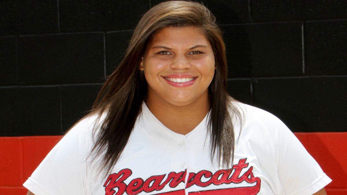 JOHN FITZHUGH/SUN HERALD 
 Long Beach pitcher/first baseman Krystal Goodman, All-South Mississippi Softball Team