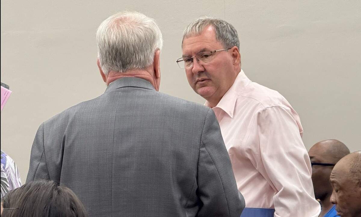 Alan Weatherford appears in court Monday, July 21, 2025, at a probation revocation hearing for Darrell Edward Blappert Jr.