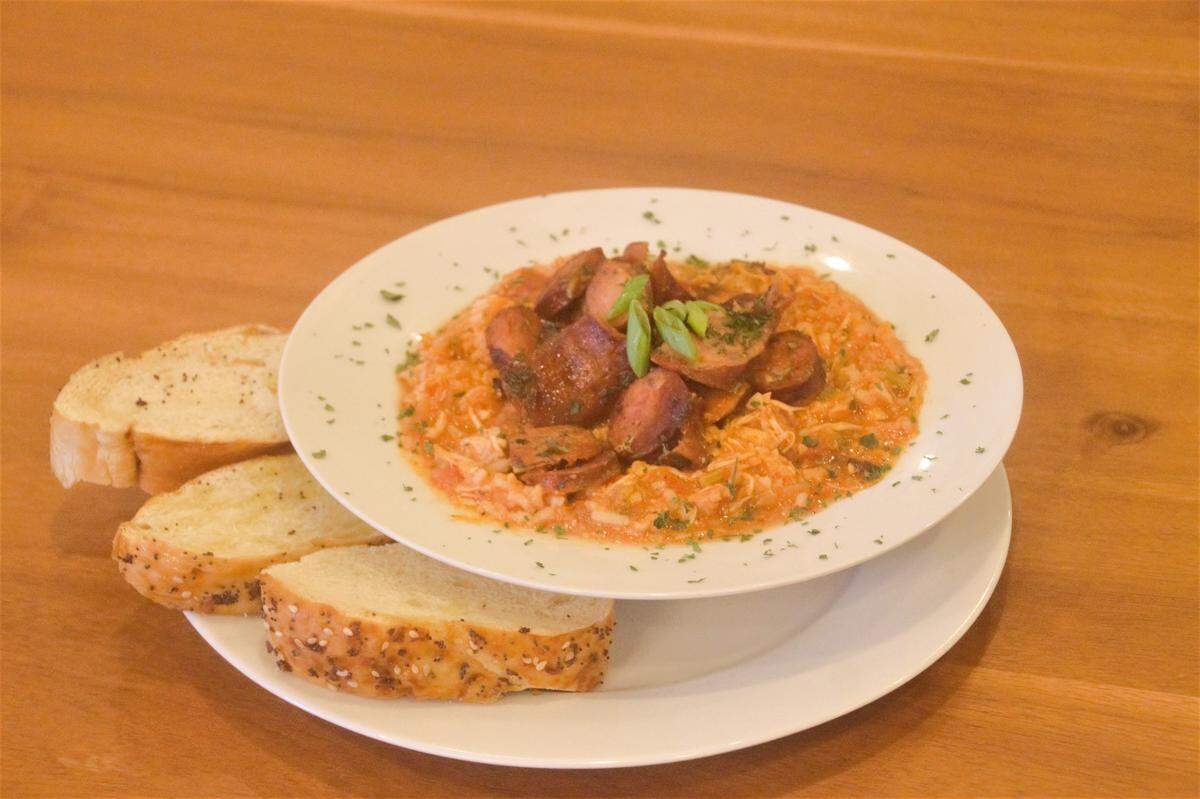 The jambalaya special at Boho Biloxi Social House on Howard Avenue.
