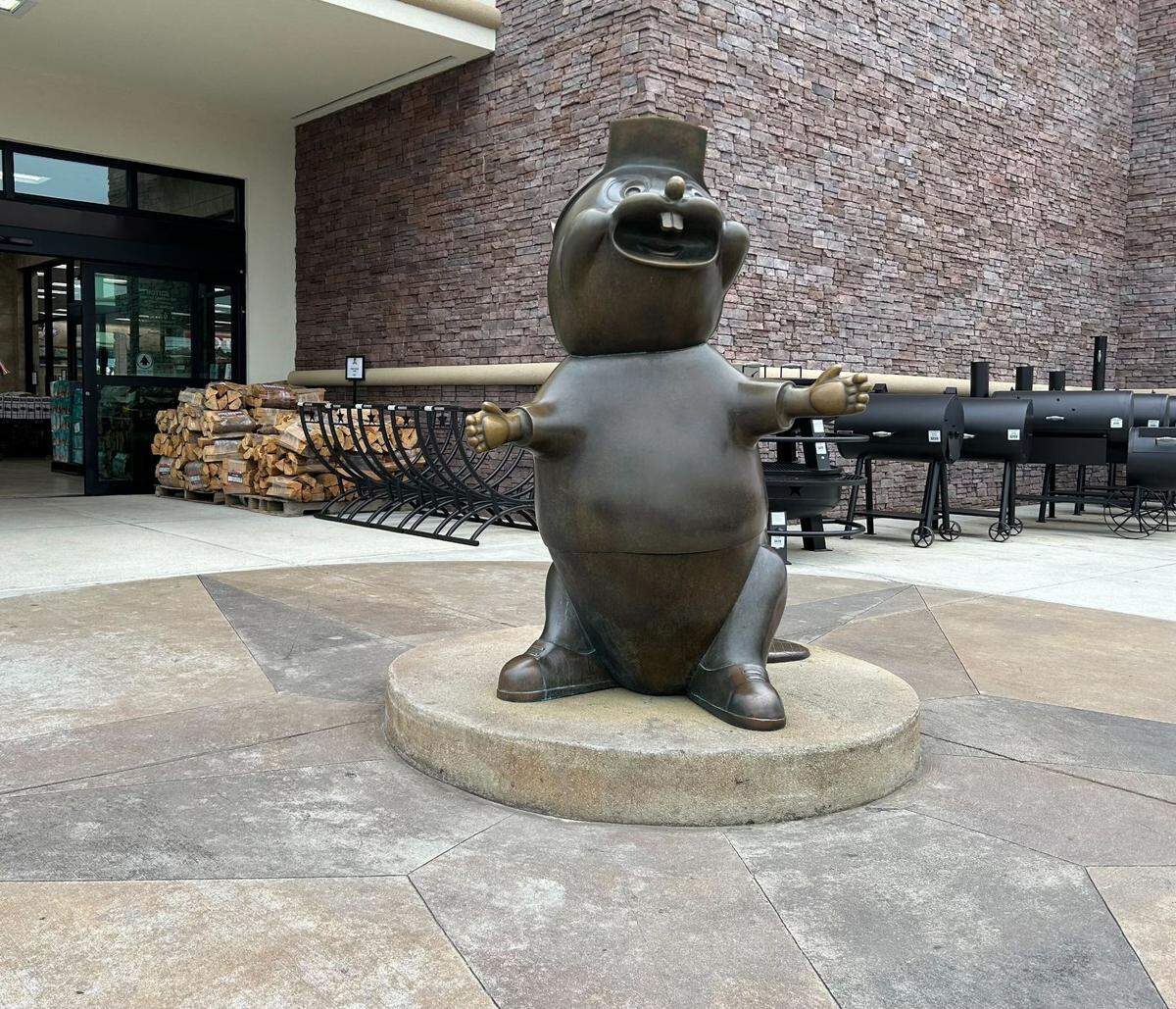The beaver statue welcomes travelers to Buc-ee’s in Loxley, Alabama. The watch is on for the beaver statue to appear at the Buc-ee’s opening in South Mississippi in June.