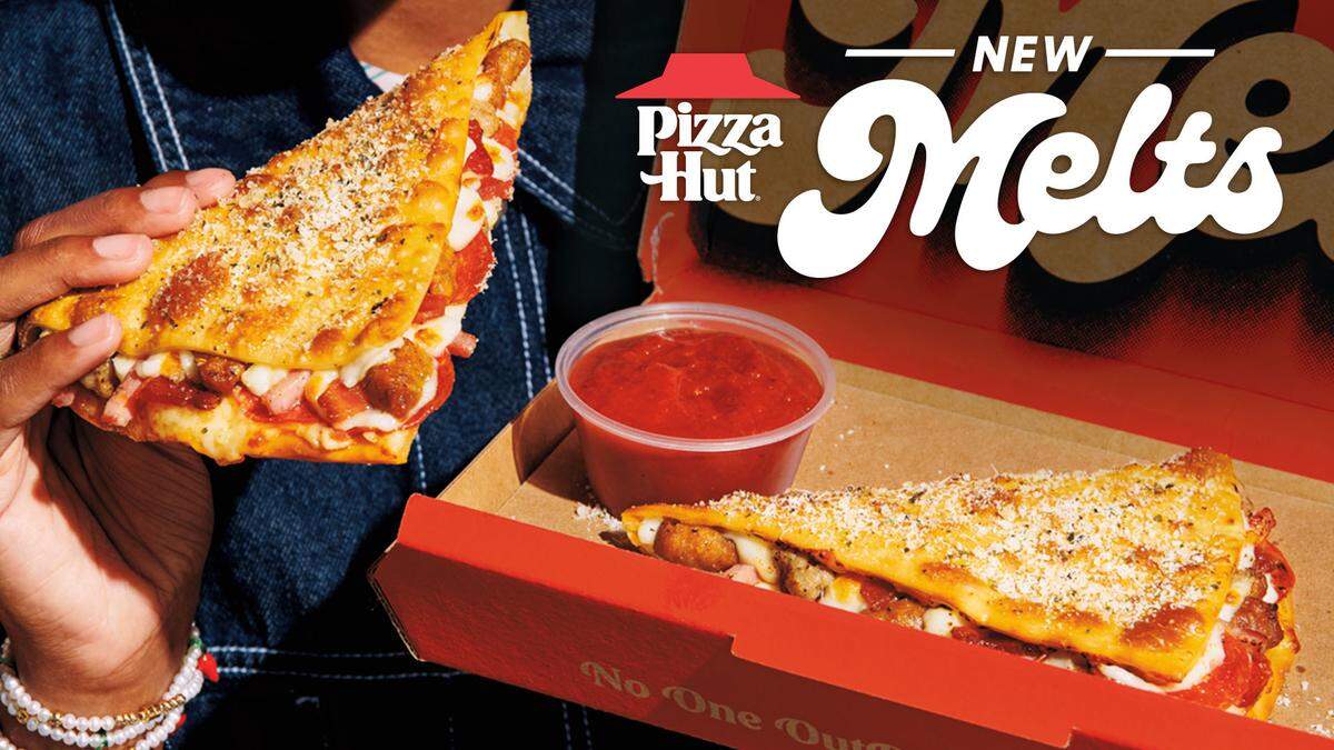 The new Pizza Hut Melts are available to order starting Oct. 18.