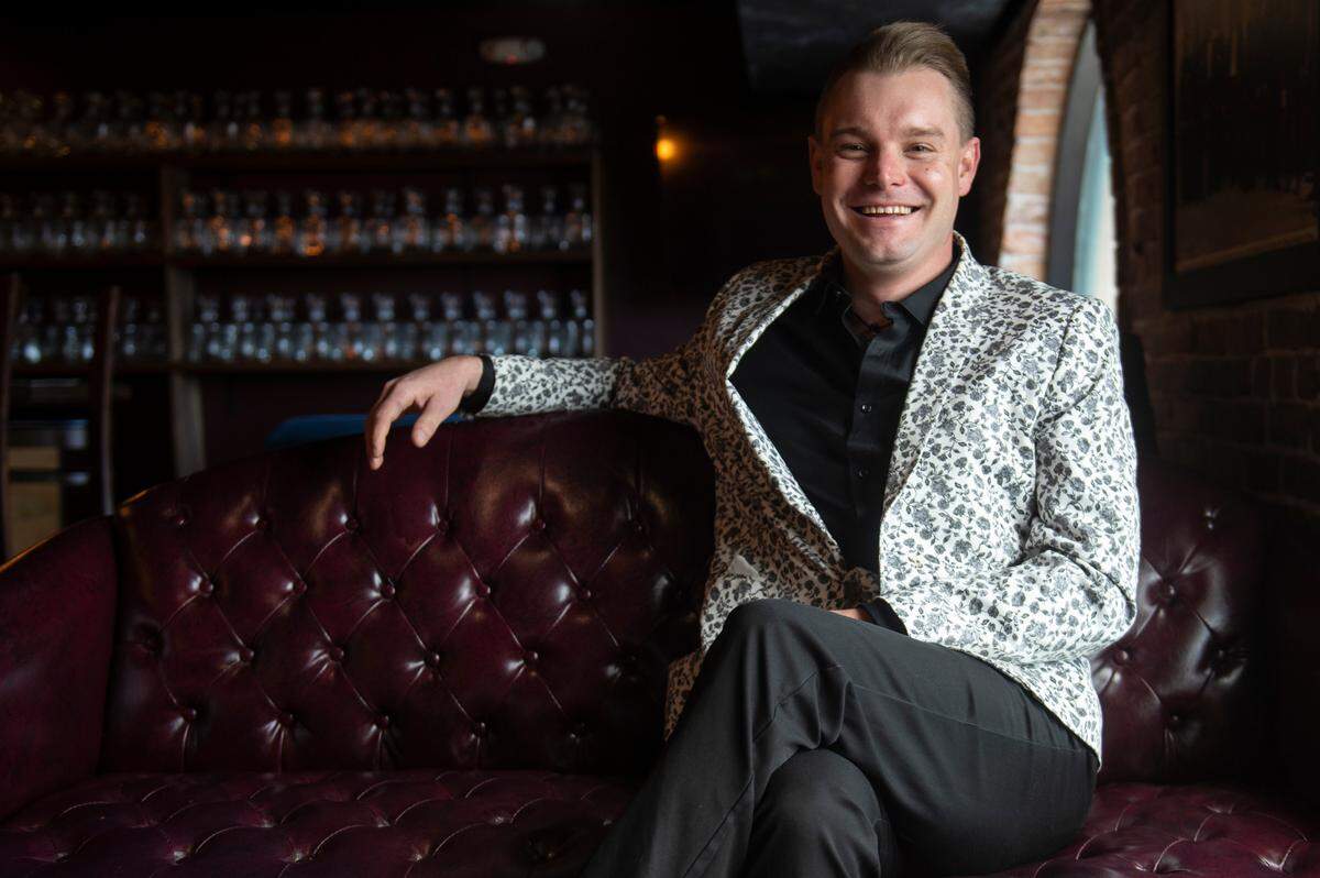 Jonathan “Jelly” Kelly a bartender at Rackhouse Steaks and Spirits in Gulfport on Tuesday, April 11, 2023.