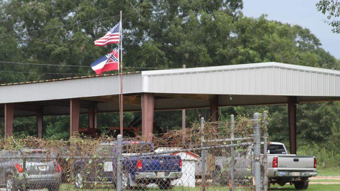 Retired MS state flag with Confederate emblem still flies at some George Co. buildings