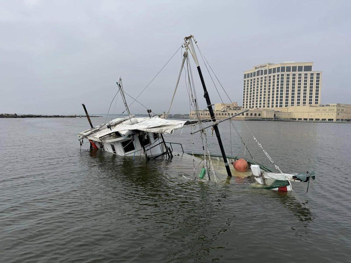 The historic Biloxi Lugger named Linda K was rescued by a Mississippi Department of Marine Resources contractor on Tuesday after the death of the vessel’s captain, Hall of Fame shrimper Richard Kopszywa.