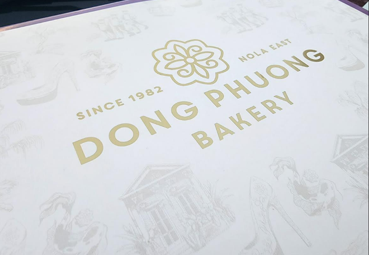 Dong Phuong Bakery sells their famous king cakes at Waveland Pharmacy.