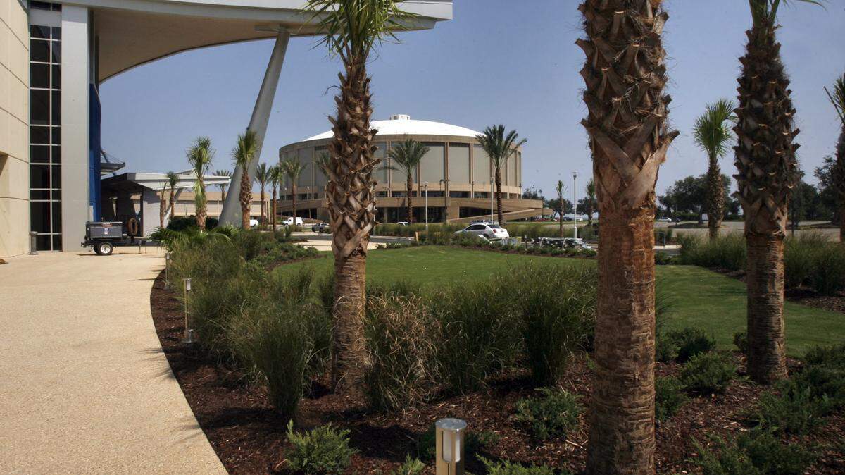TIM ISBELL/SUN HERALD 
 An on-site hotel could be coming to the Mississippi Coast Coliseum and Convention Center. The Coliseum Commission has voted to move ahead with finding a developer for a hotel that would drive more conventions to the facility and developers are showing interest.