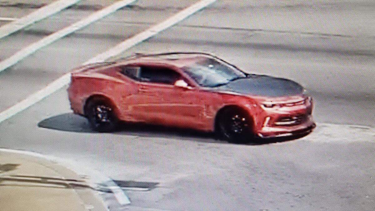 A car suspected in a hit-and-run accident in Biloxi on June 13, 2022.