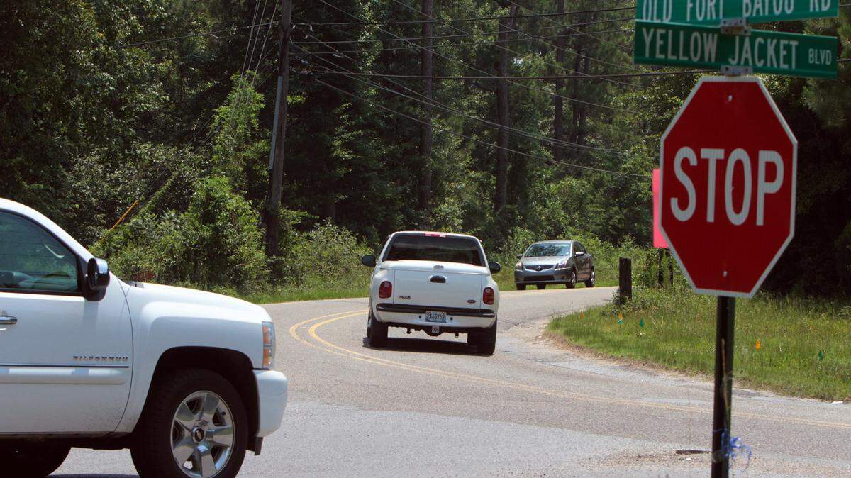 JOHN FITZHUGH/SUN HERALD/FILEJackson County Supervisor Troy Ross said $5 million has already been committed to put an intersection at Old Fort Bayou and Yellow Jacket roads, shown, as well as straighten out two curves and establish an alternate route to Mississippi 609 along Walker and Money Farm roads.