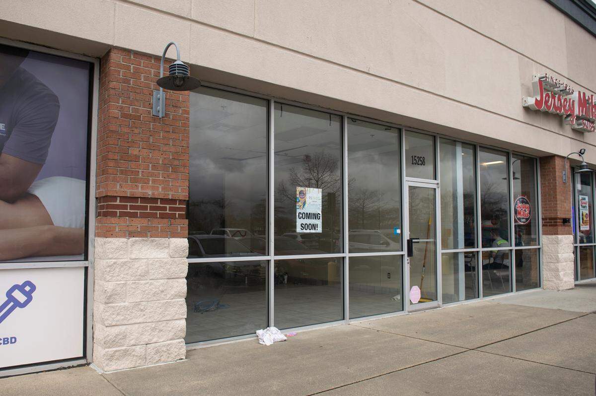 The future home of P.S. Taco Company is next to Jersey Mike’s at Crossroads in Gulfport.