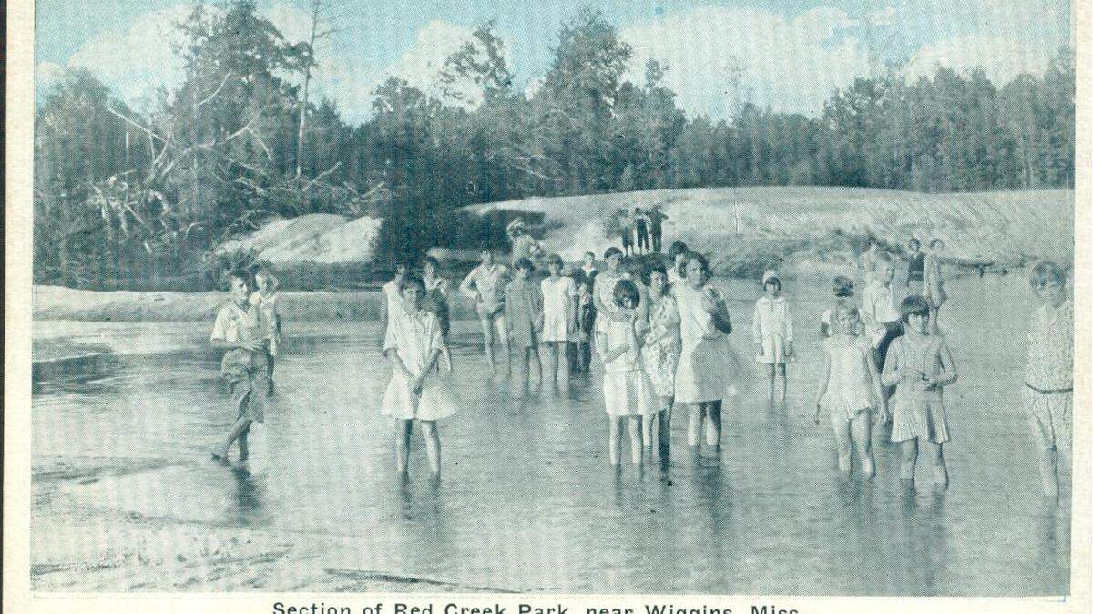 POSTCARD COURTESY RANDY RANDAZZOIn 1921, a piney woods beach resort developed on the banks of Red Creek.