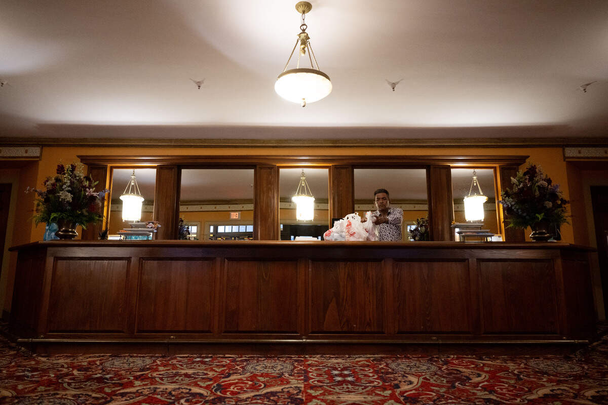 The main lobby area at the Saenger Theatre in Biloxi on Saturday, June 6, 2026.