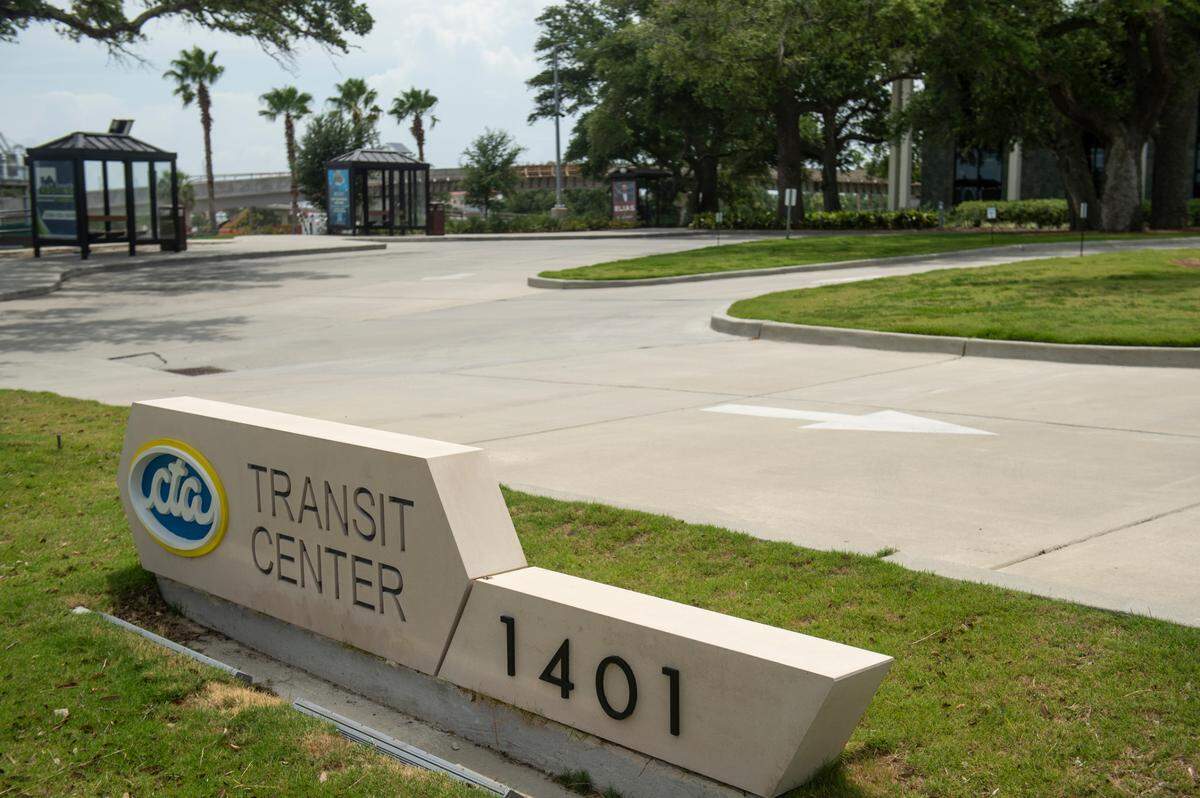 Present: The Coast Transit Center in Gulfport operates in the former library, next to Mississippi Aquarium. A tram bridge over U.S. 90 is under construction and will connect the aquarium with Jones Park. 