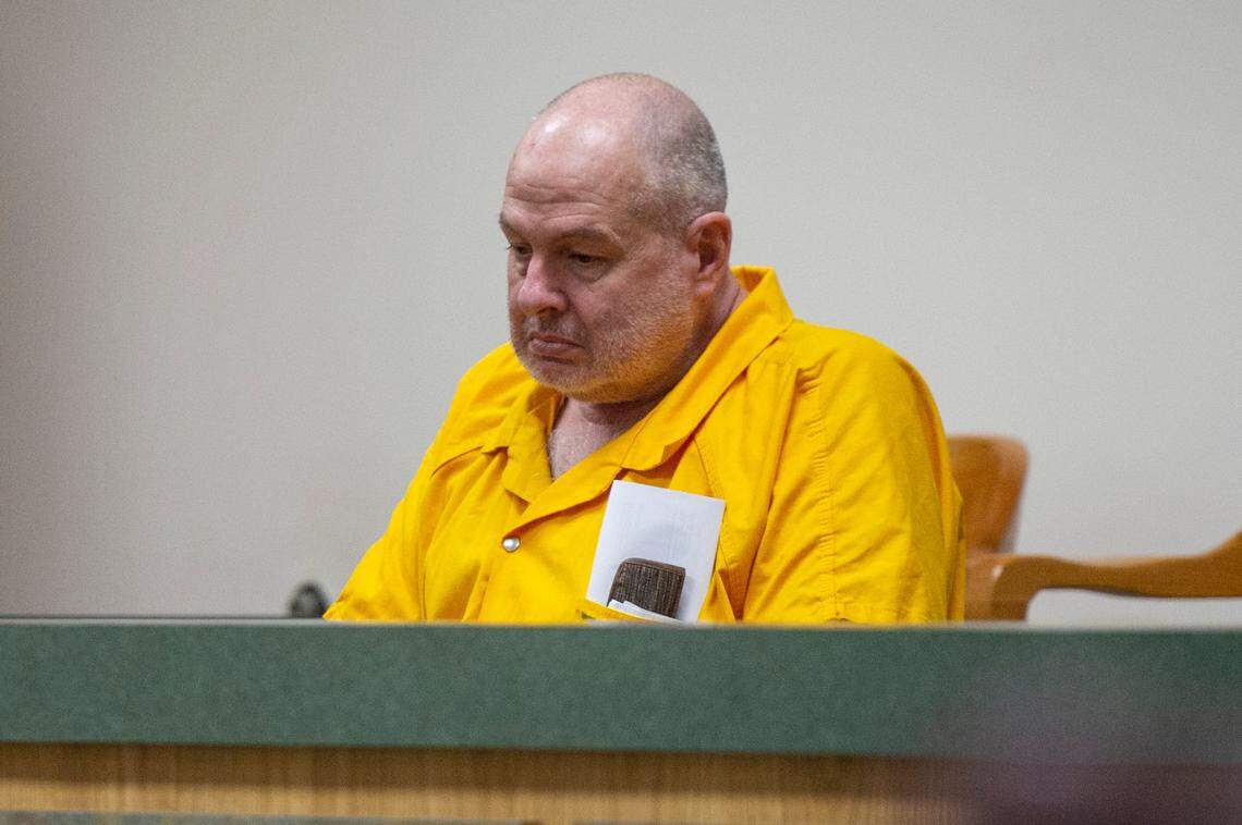 James Lavelle Walley awaits a hearing to plead guilty on sexual battery charges in Jackson County Circuit Court in Pascagoula on Monday, May 9, 2022.