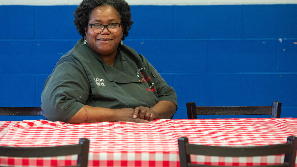 Ms. Audrey and her ‘Kitchen Bible’ have fed the Coast for 25 years. How she became a legend.