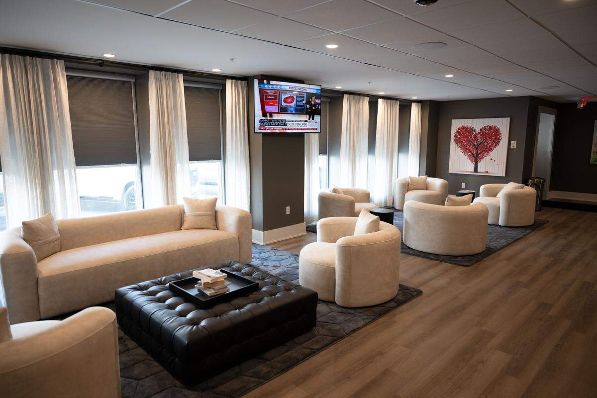 The Velvet Bean Coffee and Bakery at the Markham Hotel in Gulfport debuted on April 23. It has comfortable seating and views of the action downtown. 