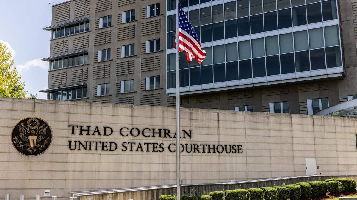 Thad Cochran U.S. Courthouse in Jackson, Miss., Tuesday, July 19, 2023. Credit: Eric Shelton/Mississippi Today