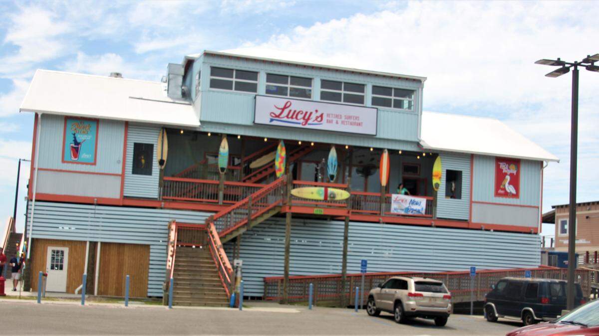Lucy’s Retired Surfers Bar & Restaurant is on Beach Boulevard in Biloxi.