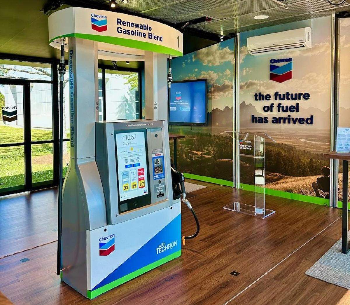 A road trip using Chevron-produced alternative fuel and Toyota vehicles traveled across the Gulf Coast to demonstrate the alternative fuel, which works in existing cars and trucks existing infrastructure.