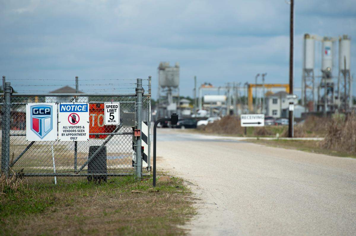 Gulf Coast Prestress Partners in Pass Christian on Thursday, Feb. 27, 2025. The concrete contracting business was the site of an Immigration and Customs Enforcement inspection on Feb. 24.