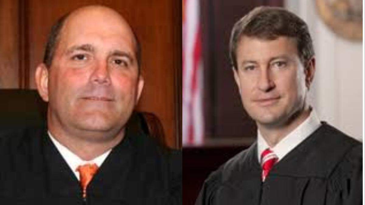 President Donald Trump nominated Mississippi Supreme Court justices James Maxwell and Robert Chamberlain to vacant federal court positions in northern Mississippi in an Aug. 12 post on Truth Social.