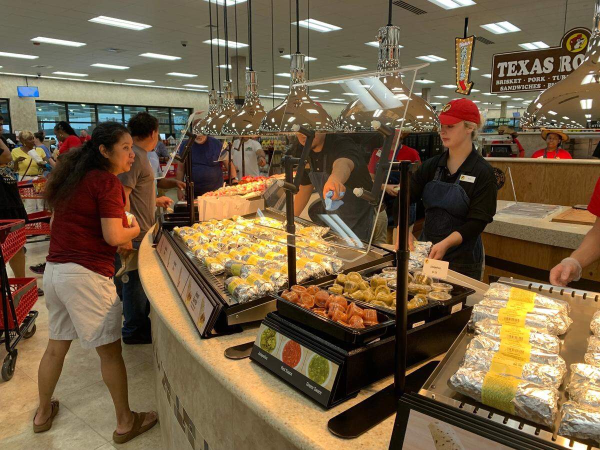 It’s early, but brisket sandwiches are being served after the opening of the Harrison County, Mississippi, Buc-ee’s.