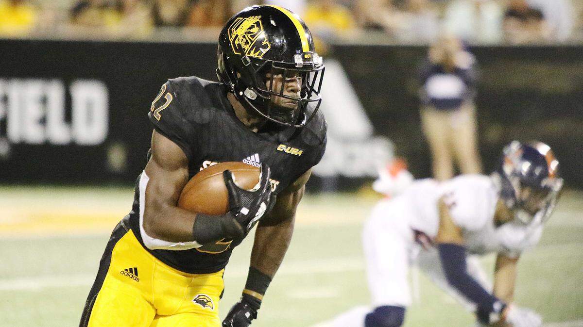 Southern Miss running back Trivenskey Mosley.