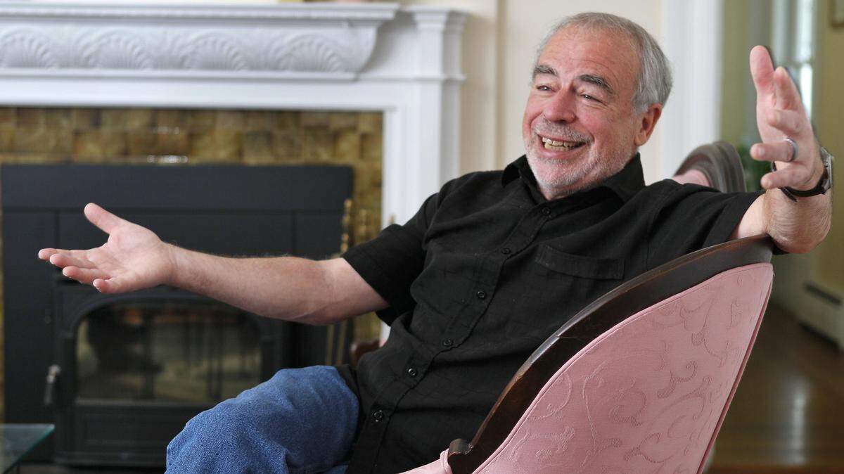 ROBERT F. BUKATY/ASSOCIATED PRESS/FILEIn this photo taken Thursday, June 14, 2012, Pulitzer Prize-winning novelist Richard Russo discusses his newest work, 'Interventions,' at his home in Camden, Maine.