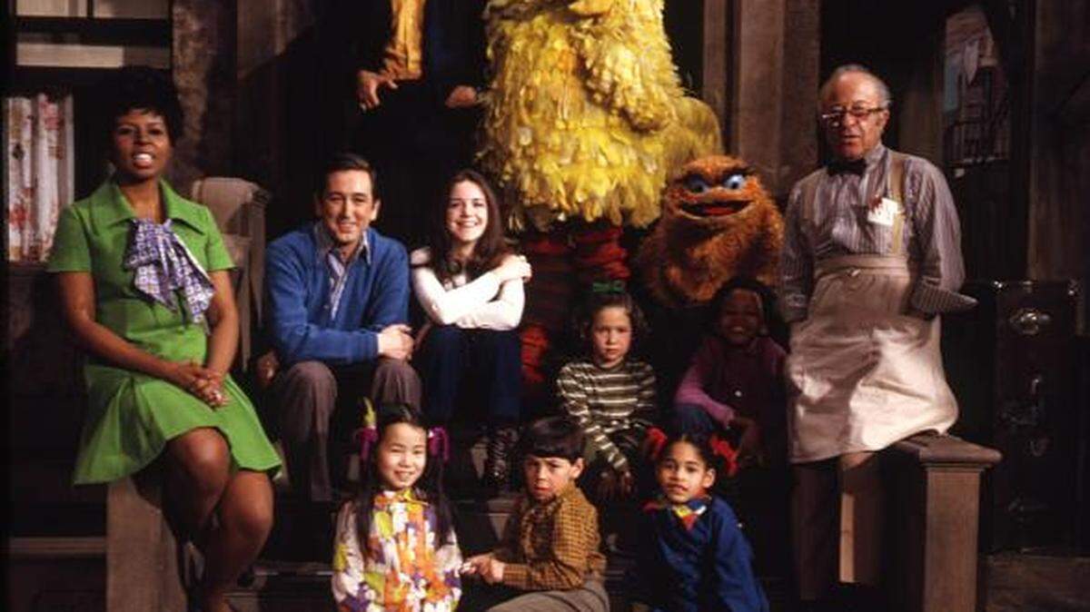 The Original Cast of Sesame Street in 1970.