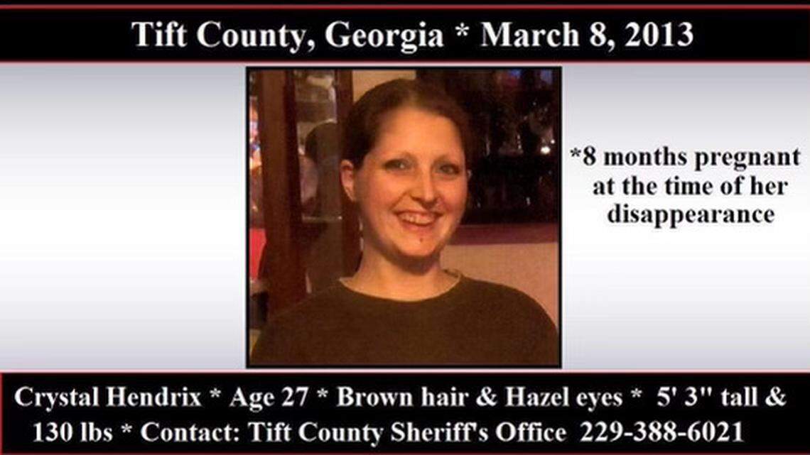 Human remains found in 2020 have been identified as missing Georgia woman Crystal Hendrix, who was reported missing in April 2013: police.