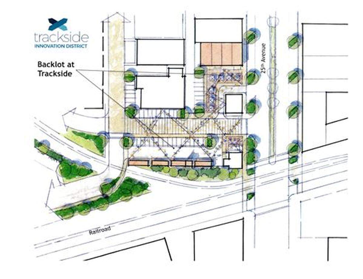 Backlot at Trackside was a project that would create retail stores fashioned out of restored shipping container that will tie the downtown to the port and give people a new place to shop and gather.