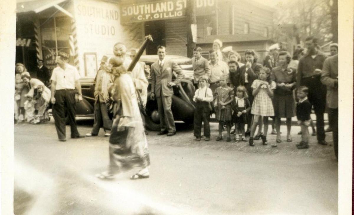 A resident of a house built in 1898 on Howard Avenue claims several different ghostly happenings there.