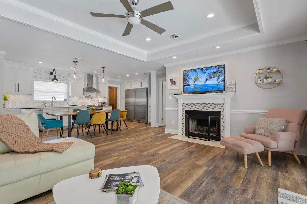 The Luxury Bayou Experience in Ocean Springs has a pool and rents for $383 a night.