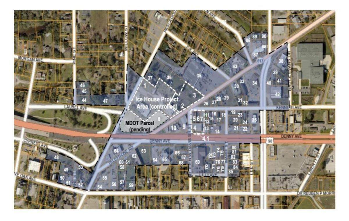 The Ice House mixed use development would be one of the first things people see when crossing the bridge into Pascagoula on U.S. 90.