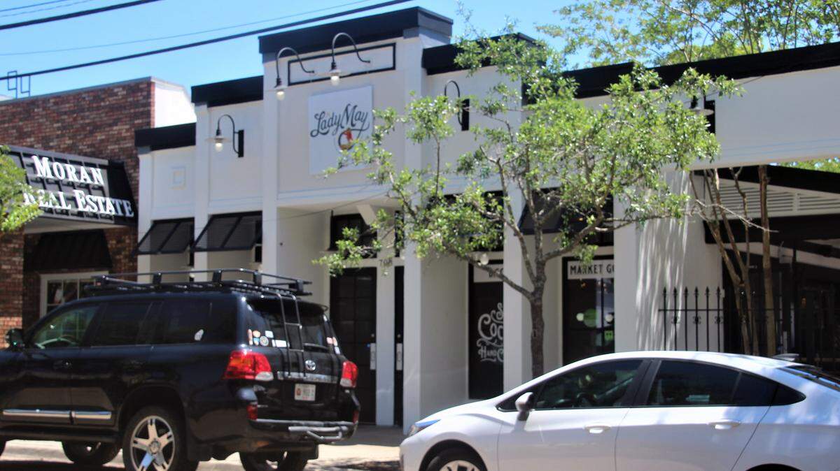 The Lady May is a new restaurant on Washington Avenue in downtown Ocean Springs, where The Shrimp Factory was previously located.