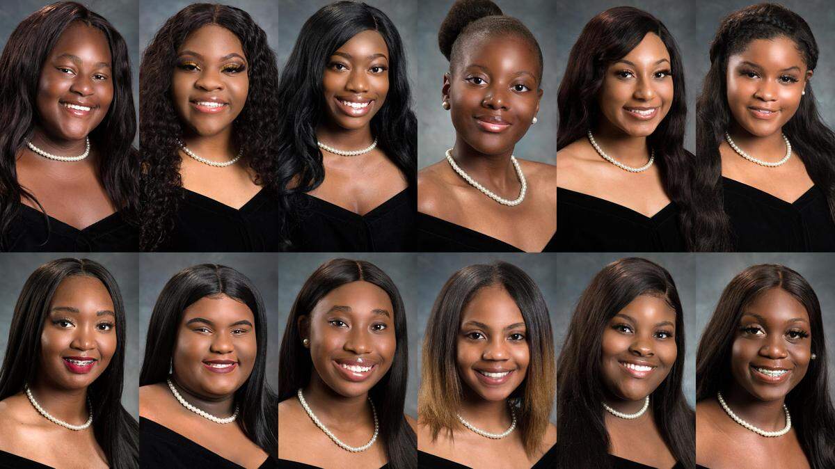 Zeta Phi Beta Sorority will host its 17th annual debutante cotillion on Dec. 14, when fourteen young ladies will be presented to society, including two not pictured.