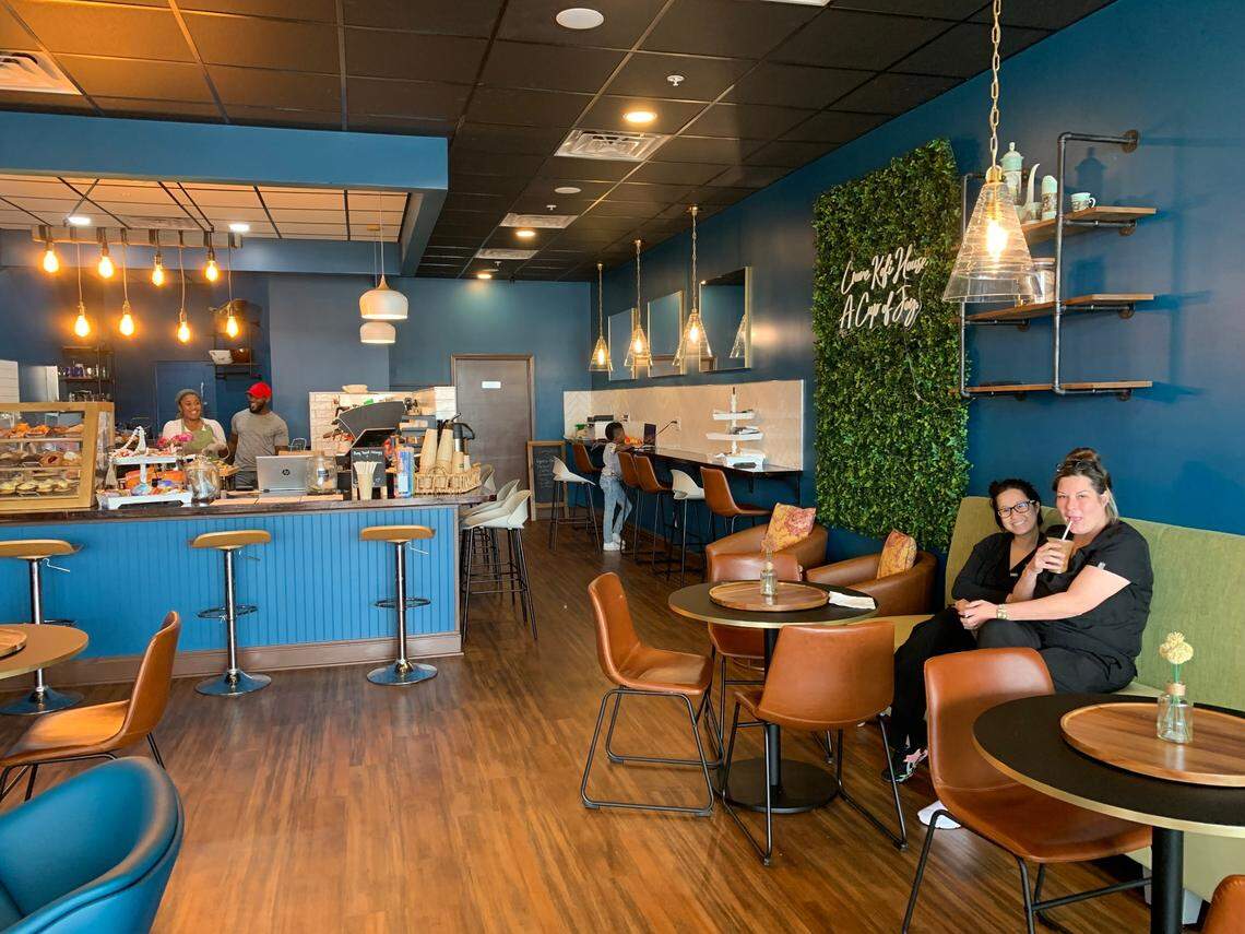 The new Crave Kofi in Long Beach is a cozy place to get a curbside coffee in the morning, fresh pastries and paninis and other specialties through the day.