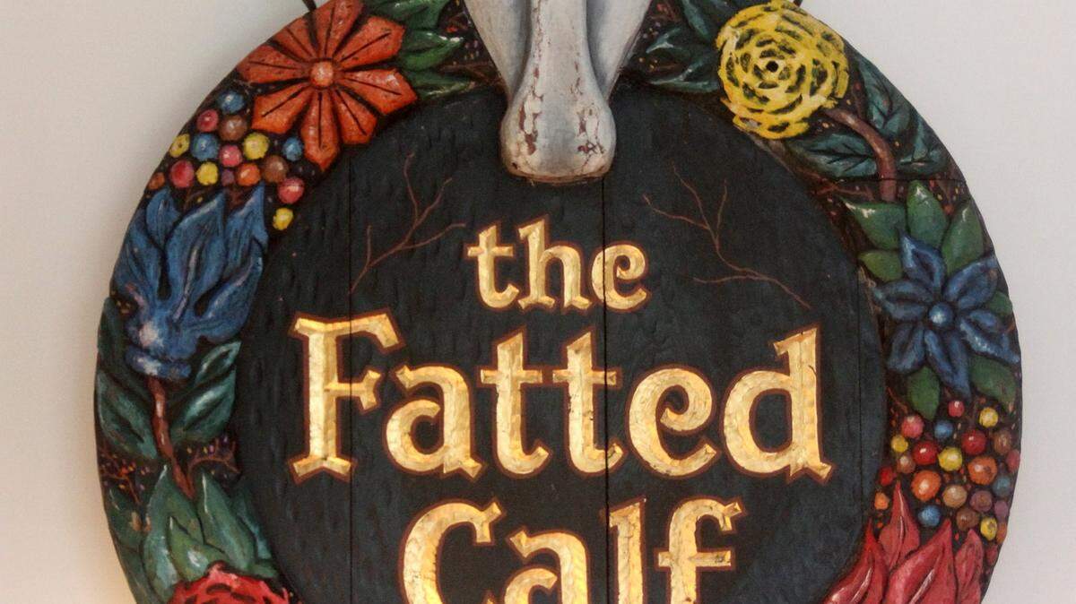 JOHN FITZHUGH/SUN HERALDA sign from a former New Orleans restaurant hangs in the kitchen of the house in Pass Christian that will host the 86th Valentine Silver Tea on Feb. 12.