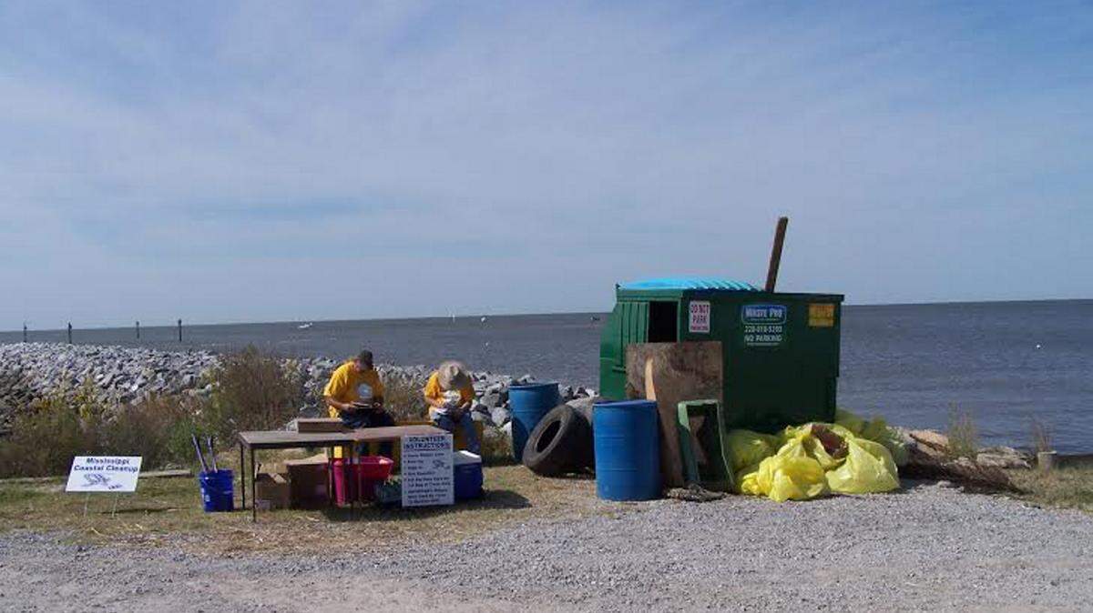 COURTESY IRENE MCINTOSHNearly 2,000 volunteers picked up more than 32,000 pounds of trash from 55 sites during the 27th annual Mississippi Coast Cleanup on Saturday.