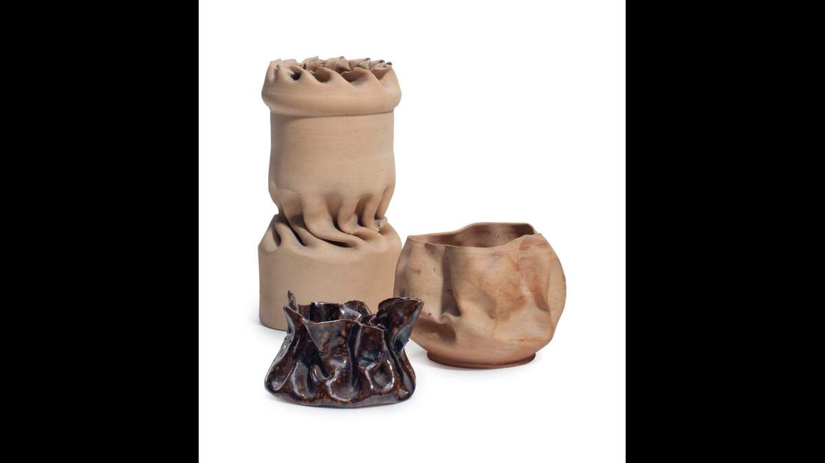 This group of pottery by George Ohr sold at auction about a year ago for $35,000.