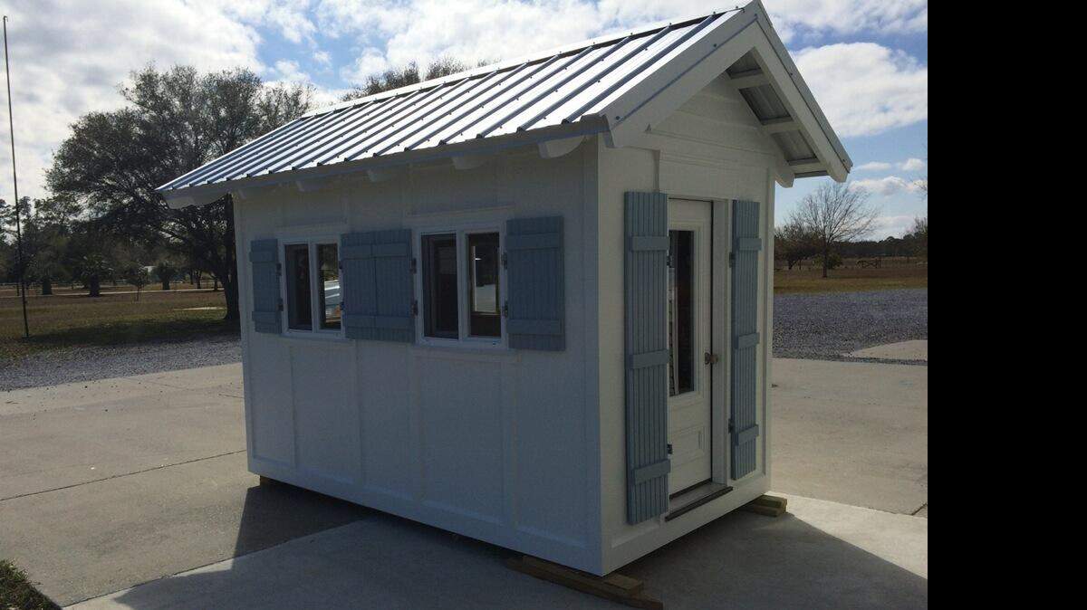 Courtesy Julie Scianna
A $7,000 playhouse modeled after Bay St. Louis cottages is being raffled off by Holy Trinity School. Tickets are $10. 