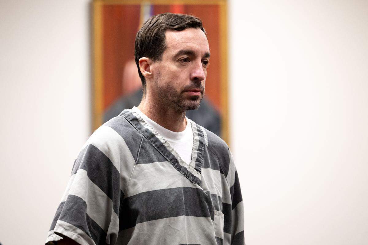 Alan Moran appears in court Tuesday.