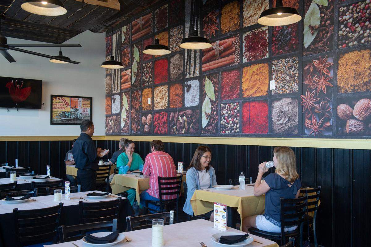 The inside of Indian Delight, a new Indian restaurant on Washington Avenue in Ocean Springs, on Thursday, Nov. 9, 2023.