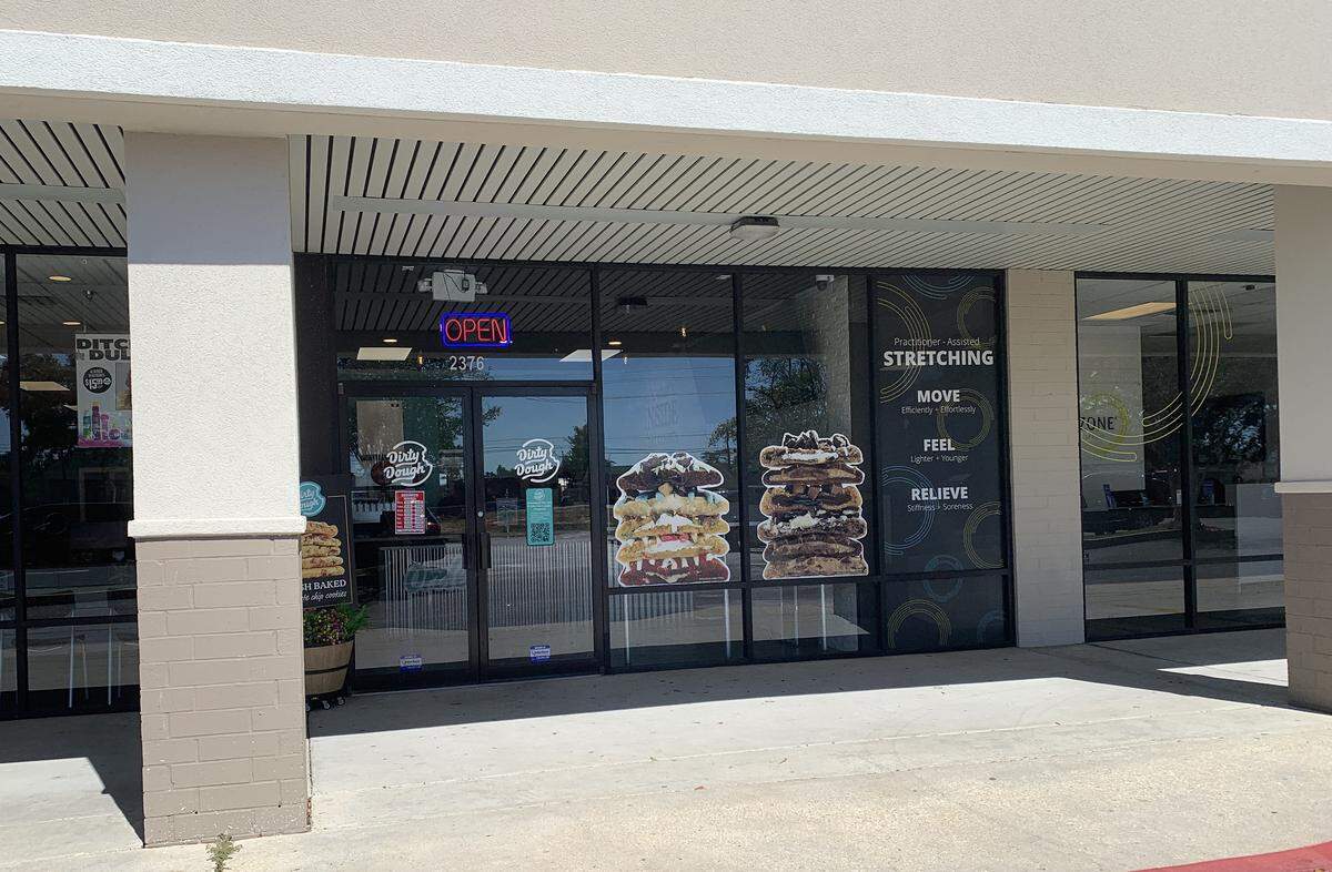 The new Dirty Dough cookie and sweet shop is tucked among the businesses that share the shopping center with Rouses Market on Pass Road in Biloxi. 