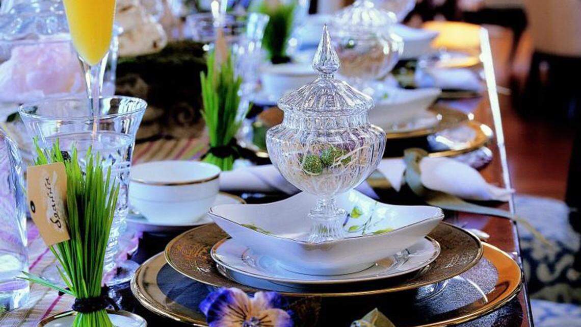 Easy Easter centerpieces 