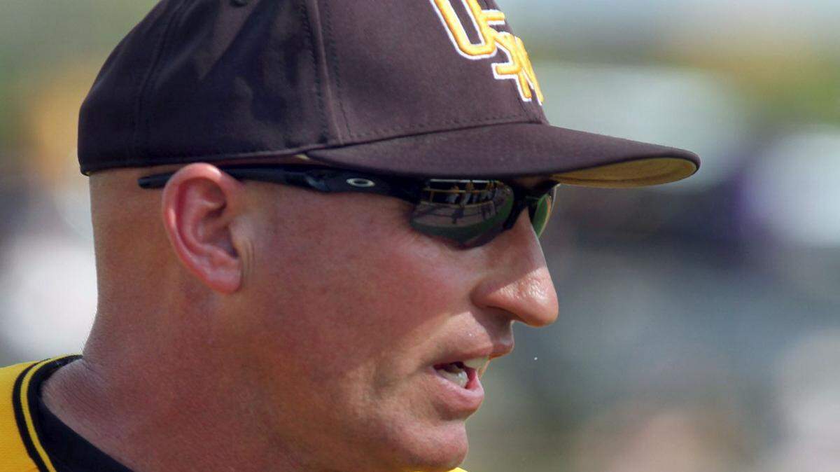 TIM ISBELL/SUN HERALD 
 Southern Miss coach Scott Berry led the Golden Eagles past Michigan State 2-0 on Friday.