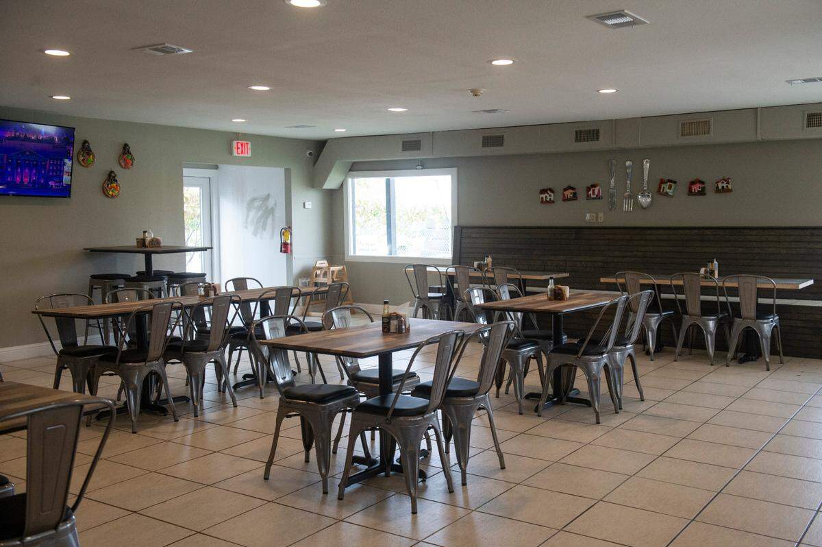 Pictured is one of the dining rooms at La Hacienda 504, a new Honduran restaurant in Biloxi. There’s also an outdoor seating area.