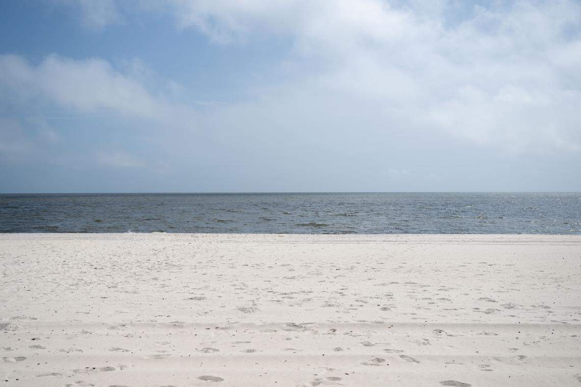 Biloxi Beach on Tuesday, March 10, 2026.