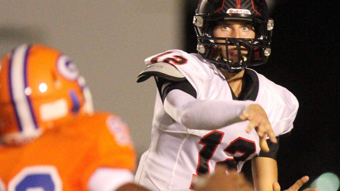 JOHN FITZHUGH/SUN HERALD 
 St. Stanislaus quarterback Myles Brennan is the Sun Herald's player of the year for a second straight season.