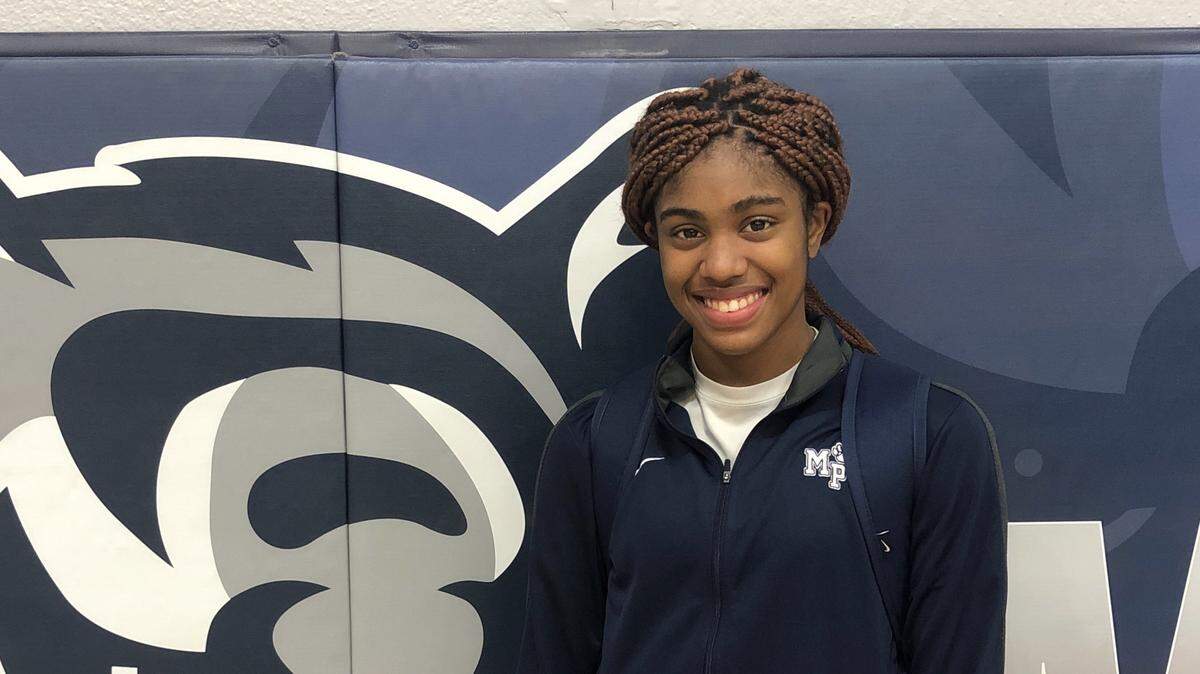 Moss Point senior Brie Miller scored 17 and had seven rebounds in a 43-35 win over Raymond in the Class 4A basketball playoffs on Friday in Moss Point.