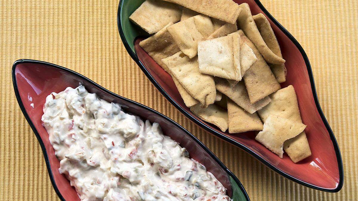 Spice up pickle dip with shrimp and have the coolest dip for parties.